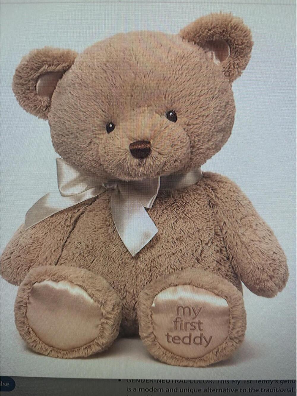 Baby GUND My 1st Teddy Bear Stuffed Animal Plush-Tan 12inNEW [COPY]